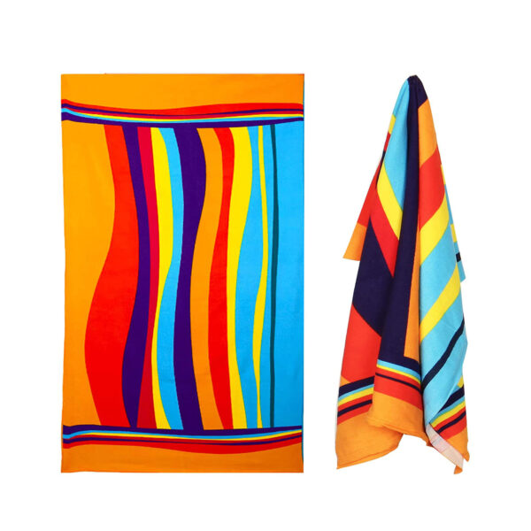 Microfiber Terry Beach Towel