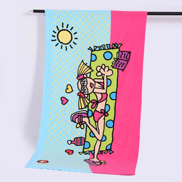 Cartoon Beach Towel (13)